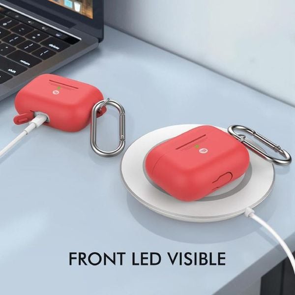 Baykron Silicone Case For Airpods Pro Red Baykron Silicone Case For Airpods Pro Red