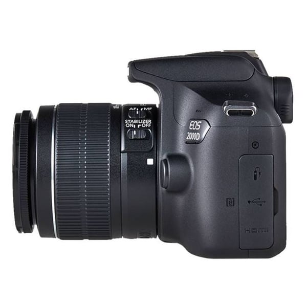 Canon EOS 2000D DSLR Camera Black With 18-55mm IS II Lens Kit Canon EOS 2000D DSLR Camera Black With 18-55mm IS II Lens Kit