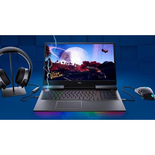 Dell 7700-G7-3600 Laptop - Core i7-10750H 2.60GHz 16GB 1TB SSD 6GB Win10H 17.3Inch FHD Black English Arabic Keyboard Dell 7700-G7-3600 Laptop - Core i7-10750H 2.60GHz 16GB 1TB SSD 6GB Win10H 17.3Inch FHD Black English Arabic Keyboard