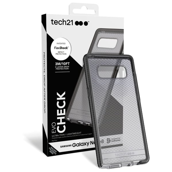 Tech21 Evo Check Case Clear/White For Samsung Galaxy Note 8 - DUBT215760 Tech21 Evo Check Case Clear/White For Samsung Galaxy Note 8 - DUBT215760