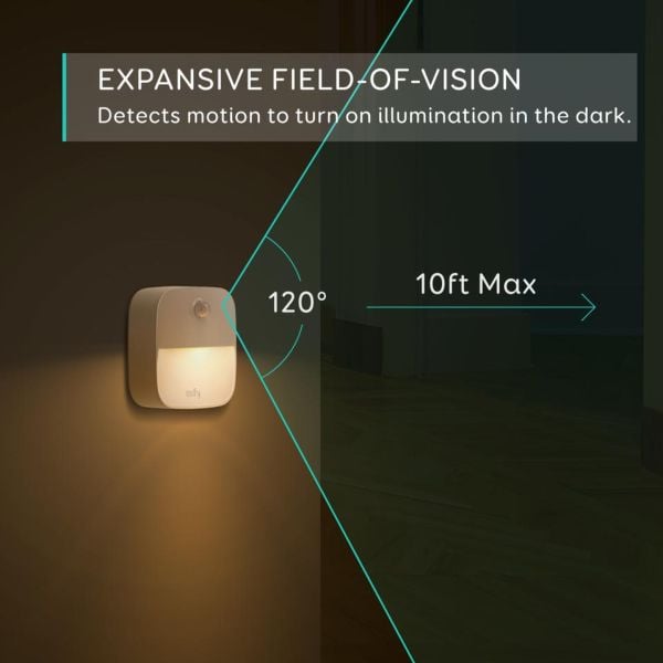 Eufy T1301H21 3 x Lumi Stick-On Energy Efficient Night Lights Eufy T1301H21 3 x Lumi Stick-On Energy Efficient Night Lights
