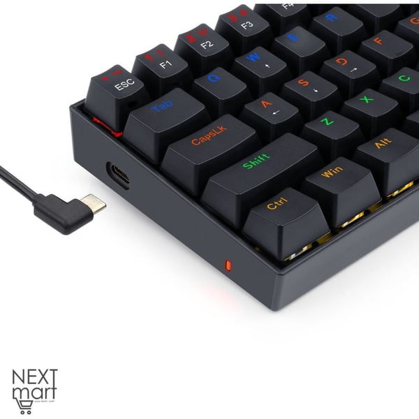 Redragon Mechanical Gaming Keyboard 29.1cm Black Redragon Mechanical Gaming Keyboard 29.1cm Black