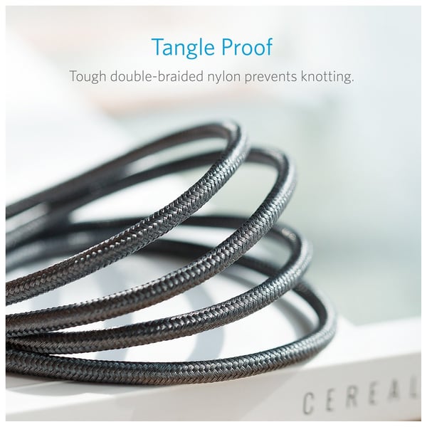 Anker Powerline Plus Type C To Type C Cable 0.9m Grey - A8187HA1 Anker Powerline Plus Type C To Type C Cable 0.9m Grey - A8187HA1