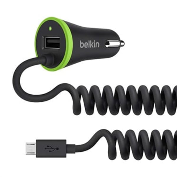 Belkin F8M890BT04 BOOST UP Universal Car Charger W/Micro USB Cable Black Belkin F8M890BT04 BOOST UP Universal Car Charger W/Micro USB Cable Black