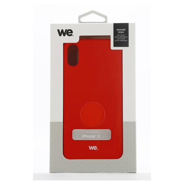 We Rigid Silicone Case Red For iPhone X/XS We Rigid Silicone Case Red For iPhone X/XS