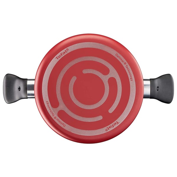 Tefal Super Cook Non Stick W/Thermo-Spot 12 Pcs Cooking Set Red B243SC85 Tefal Super Cook Non Stick W/Thermo-Spot 12 Pcs Cooking Set Red B243SC85