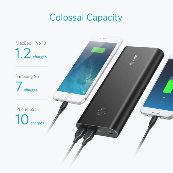Anker Power Bank 26800 mAh With Powerport III Charger Mini Black B1376K11 Anker Power Bank 26800 mAh With Powerport III Charger Mini Black B1376K11