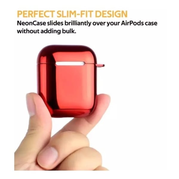 Promate NEONCASE Neon Case For Airpods - Maroon Promate NEONCASE Neon Case For Airpods - Maroon