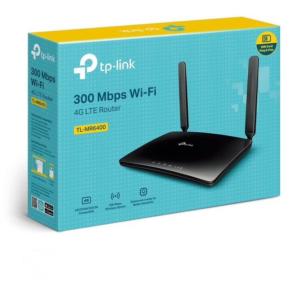 TP-Link TLMR6400 Wireless N 4G LTE Router 300Mbps TP-Link TLMR6400 Wireless N 4G LTE Router 300Mbps