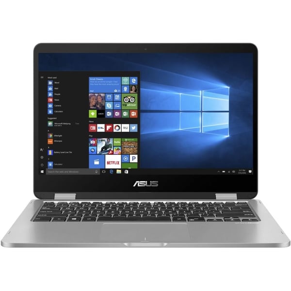 Asus VivoBook Flip 14 TP401MA-EC320T 2 in 1 Laptop - Celeron 1.1GHz 4GB 128GB Shared Win10Home 14inch HD Light Grey English/Arabic Keyboard Asus VivoBook Flip 14 TP401MA-EC320T 2 in 1 Laptop - Celeron 1.1GHz 4GB 128GB Shared Win10Home 14inch HD Light Grey English/Arabic Keyboard