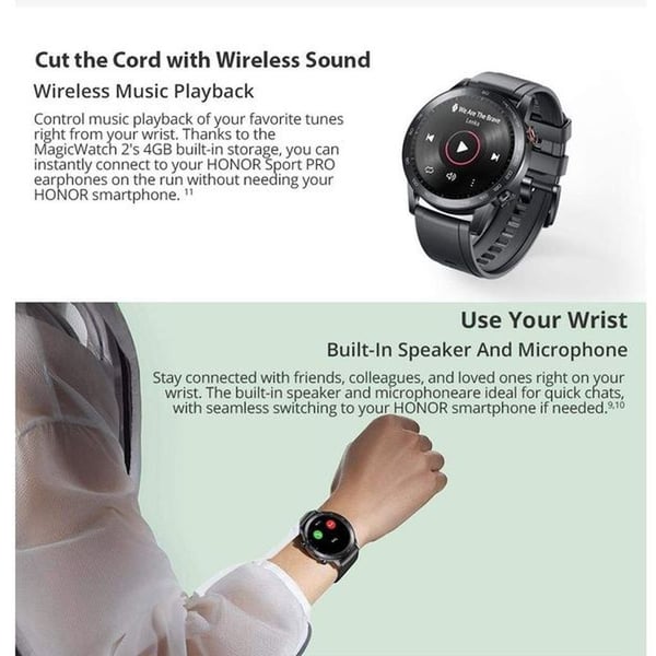 Honor MINOSB19S Magic Watch 2 46mm Black + B19HN Smart Body Scale Honor MINOSB19S Magic Watch 2 46mm Black + B19HN Smart Body Scale