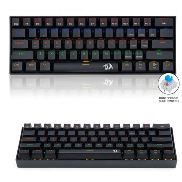 Redragon Mechanical Gaming Keyboard 29.1cm Black Redragon Mechanical Gaming Keyboard 29.1cm Black