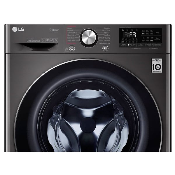 LG Front Load Washer & Dryer 10/7kg F4V9RCP2E, Bigger Capacity, AI DD, ThinQ LG Front Load Washer & Dryer 10/7kg F4V9RCP2E, Bigger Capacity, AI DD, ThinQ