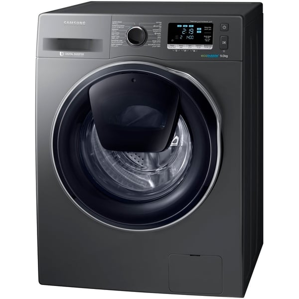 Samsung Front Load Washer 9Kg Inox Gray 9kg WW90K6410QXSG Samsung Front Load Washer 9Kg Inox Gray 9kg WW90K6410QXSG