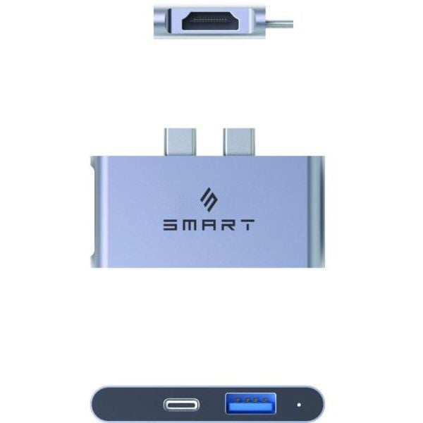 Smart SMHBC3TB Premium 3-in-1 Thunderbolt USB-C Hub Smart SMHBC3TB Premium 3-in-1 Thunderbolt USB-C Hub