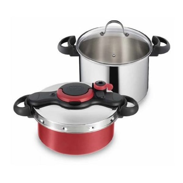 Tefal TFP4635331 ClipsoMinut Set 4Pcs Set Easy Presssure Cooker Tefal TFP4635331 ClipsoMinut Set 4Pcs Set Easy Presssure Cooker