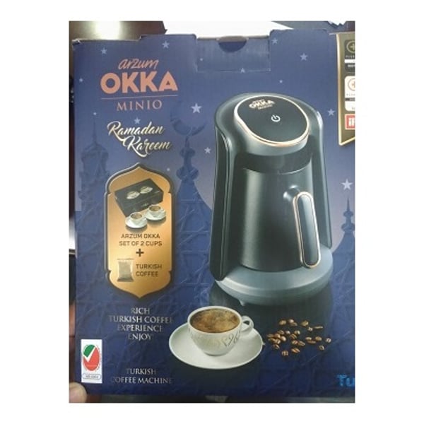 Arzum Okka Minio Ok004 Machine Black Copper+ Turkish Coffee + Coffeecup Ramadam Promo Pack Arzum Okka Minio Ok004 Machine Black Copper+ Turkish Coffee + Coffeecup Ramadam Promo Pack