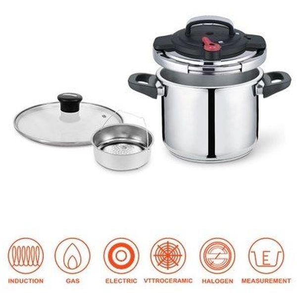 Blumen Pressure Cooker 8 Litres BLPCDST8L Blumen Pressure Cooker 8 Litres BLPCDST8L