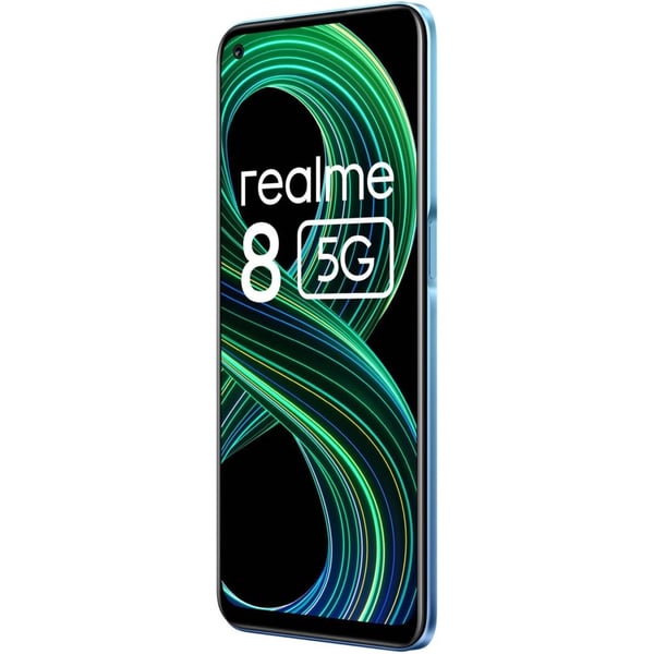 Realme 8 128GB Supersonic Blue 5G Dual Sim Smartphone Realme 8 128GB Supersonic Blue 5G Dual Sim Smartphone