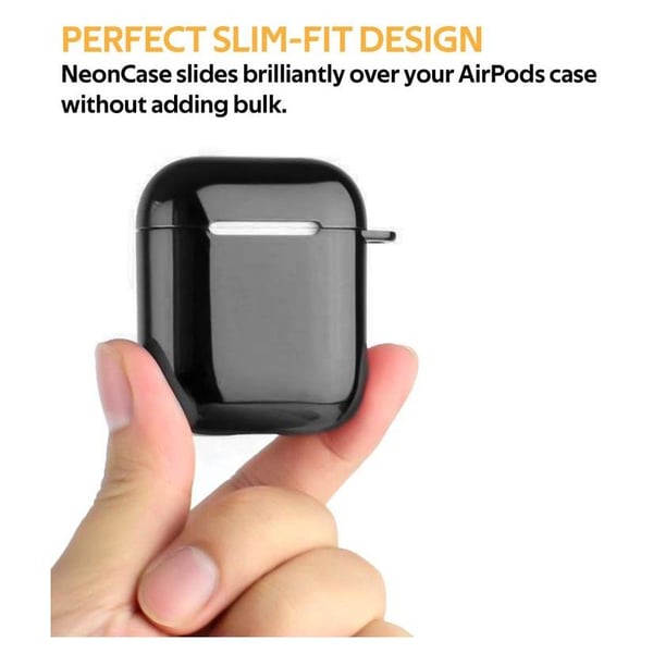 Promate NEONCASE Neon Case For Airpods - Black Promate NEONCASE Neon Case For Airpods - Black