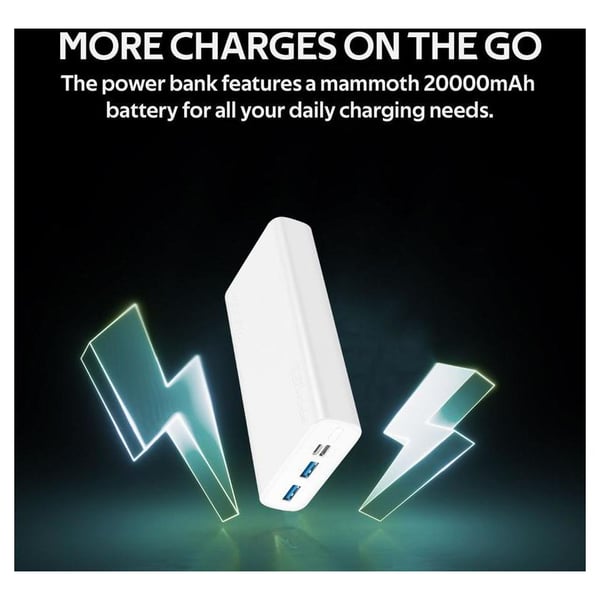 Promate Power Bank 20000mAh White Promate Power Bank 20000mAh White