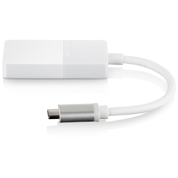 Dlink USB-C to HDMI Adapter White DUB-V120 Dlink USB-C to HDMI Adapter White DUB-V120