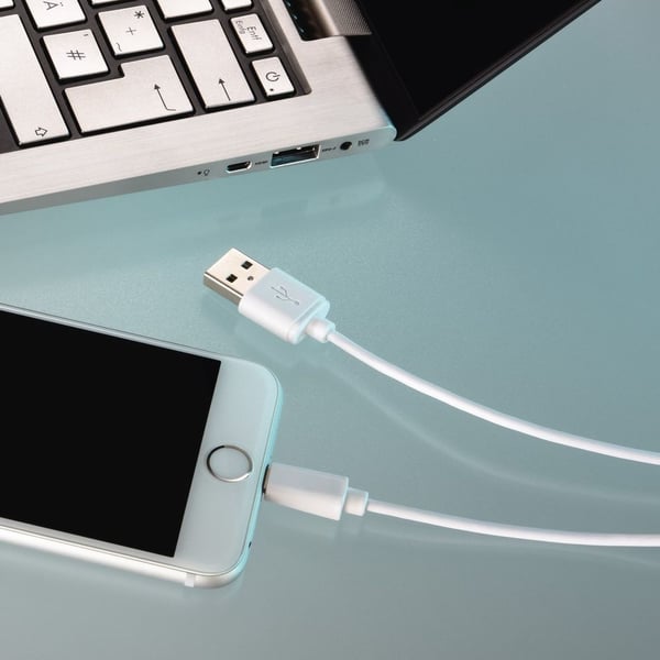 Hama Lightning Cable 1m White Hama Lightning Cable 1m White