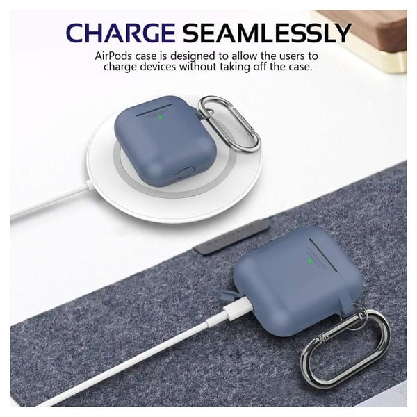 Promate GRIPCASE AirPods Case Navy Blue Promate GRIPCASE AirPods Case Navy Blue