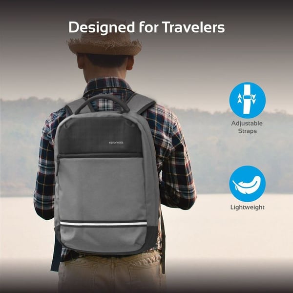 Promate Laptop Backpack Grey 13 inch Laptop Promate Laptop Backpack Grey 13 inch Laptop