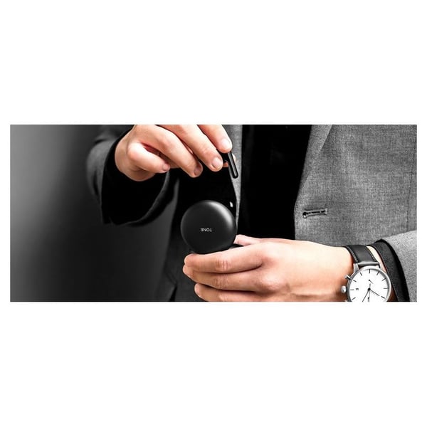 LG HBS-FN4 In Ear Earbuds, Wireless Bluetooth Earbuds, Wireless Headphones MERIDIAN SOUND with Dual Microphones, IPX4 Water-Resistant, Black LG HBS-FN4 In Ear Earbuds, Wireless Bluetooth Earbuds, Wireless Headphones MERIDIAN SOUND with Dual Microphones, IPX4 Water-Resistant, Black