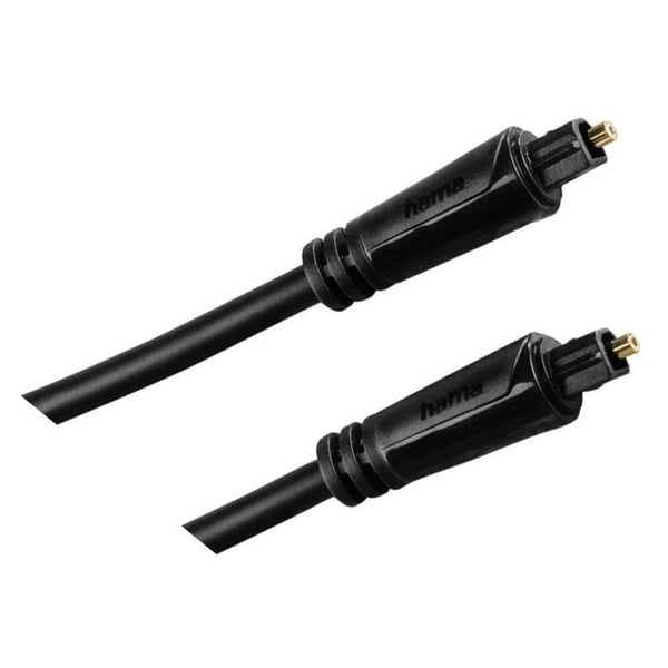 Hama 122258 Audio Optical Fibre Cable ODT Plug Toslink Gold-Plated 5M Hama 122258 Audio Optical Fibre Cable ODT Plug Toslink Gold-Plated 5M