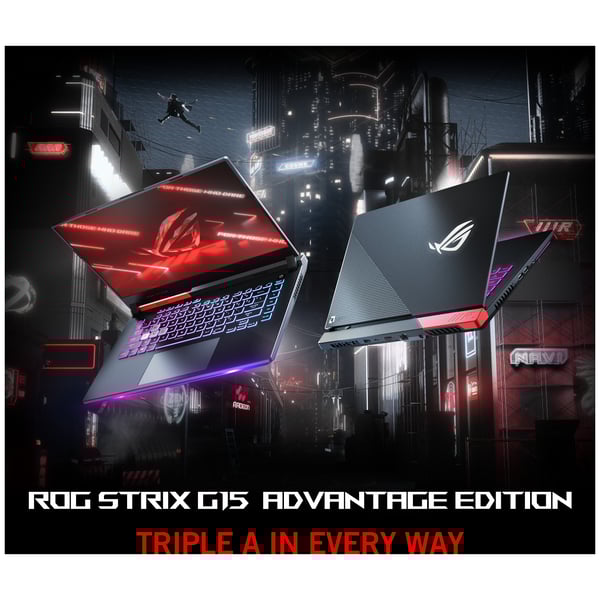 Asus ROG Strix G G513QY-HF002T Gaming Laptop – Ryzen 9 3.3GHz 16GB 1TB 12GB Win10 15.6inch FHD Black English/Arabic Keyboard AMD Radeon RX6800M Asus ROG Strix G G513QY-HF002T Gaming Laptop – Ryzen 9 3.3GHz 16GB 1TB 12GB Win10 15.6inch FHD Black English/Arabic Keyboard AMD Radeon RX6800M