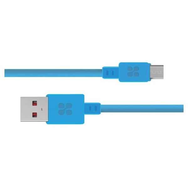Promate USB-A To Micro-USB Cable 2m Blue Promate USB-A To Micro-USB Cable 2m Blue
