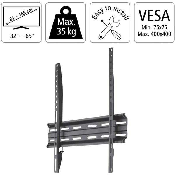 Hama TV Wall Bracket 165cm Black Hama TV Wall Bracket 165cm Black