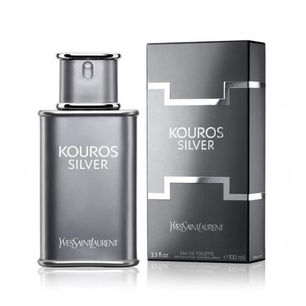 Yves Saint Laurent Kouros Silver Eau De Toilette 100ml For Men Yves Saint Laurent Kouros Silver Eau De Toilette 100ml For Men