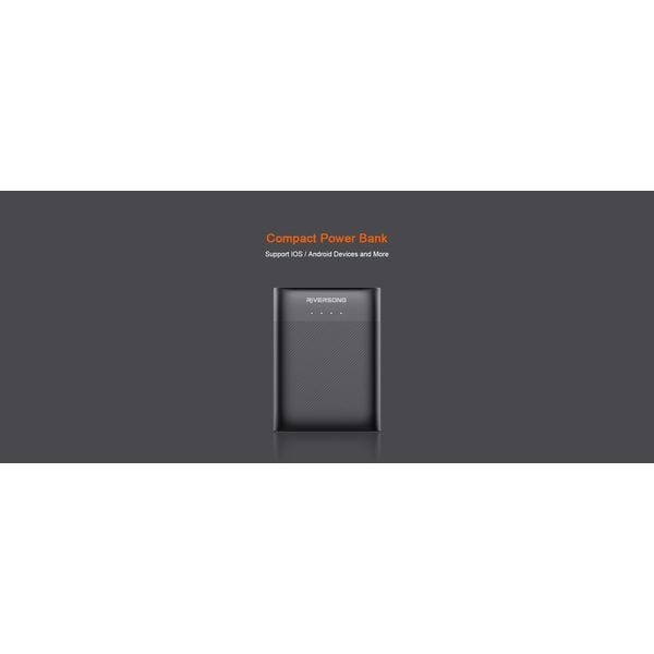 Riversong Power Bank 7500mAh Black NEMO07-PB04.BK Riversong Power Bank 7500mAh Black NEMO07-PB04.BK