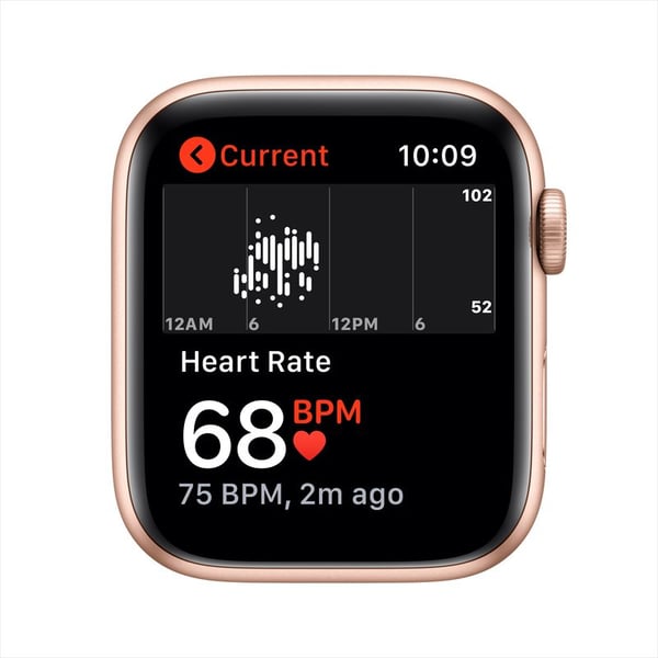 Apple Watch SE GPS 40mm Gold Aluminum Case with Pink Sand Sport Band Apple Watch SE GPS 40mm Gold Aluminum Case with Pink Sand Sport Band