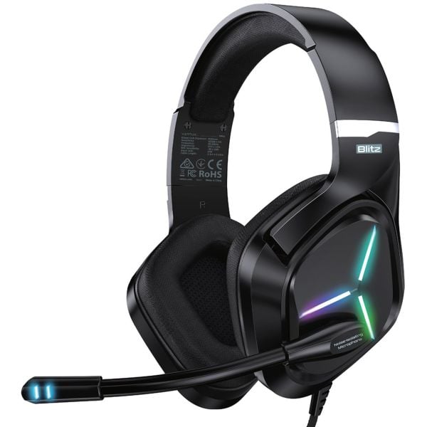 Vertux VT-HS-BLITZ-BLK Wired Over Ear Gaming Headphone Black Vertux VT-HS-BLITZ-BLK Wired Over Ear Gaming Headphone Black