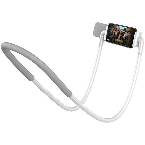 Baseus Neck Mounted Lazy Bracket White Baseus Neck Mounted Lazy Bracket White