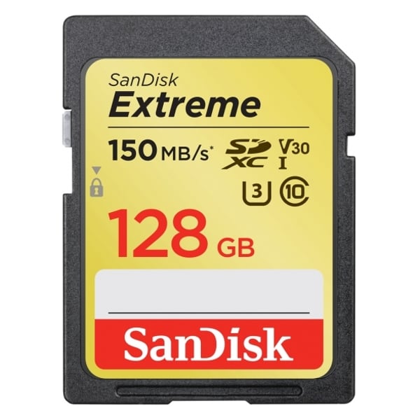 Sandisk SDSDXV5-128G-GNCIN Extreme SDXC Card 128GB Sandisk SDSDXV5-128G-GNCIN Extreme SDXC Card 128GB