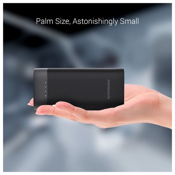 Riversong Phantom10 Power Bank 10000mAh Black Riversong Phantom10 Power Bank 10000mAh Black