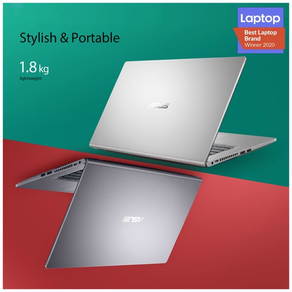 Asus X515EA-EJ094T Laptop - Core i3 3GHz 4GB 512GB Win10 15.6inch FHD Silver English/Arabic Keyboard Asus X515EA-EJ094T Laptop - Core i3 3GHz 4GB 512GB Win10 15.6inch FHD Silver English/Arabic Keyboard