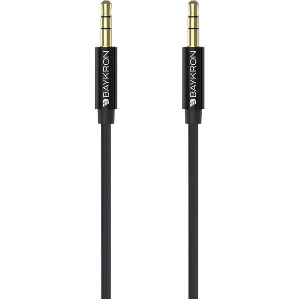 Baykron Stereo 3.5mm AUX Cable 1.2m Black Baykron Stereo 3.5mm AUX Cable 1.2m Black