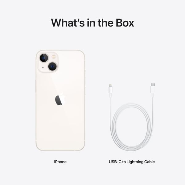 iPhone 13 128GB Starlight with Facetime - Middle East Version iPhone 13 128GB Starlight with Facetime - Middle East Version