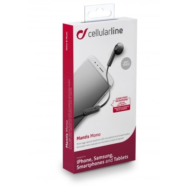 Cellular Line Mono Head Set Black MANTISMONOK Cellular Line Mono Head Set Black MANTISMONOK