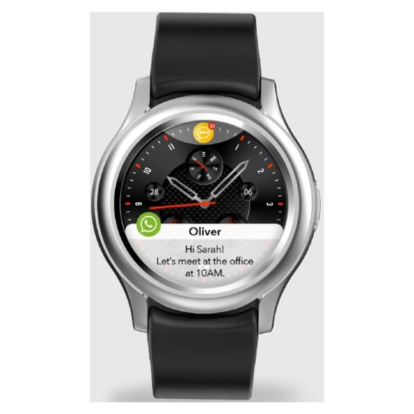 MyKronoz ZEROUND3 Smart Watch - Black/Silver MyKronoz ZEROUND3 Smart Watch - Black/Silver