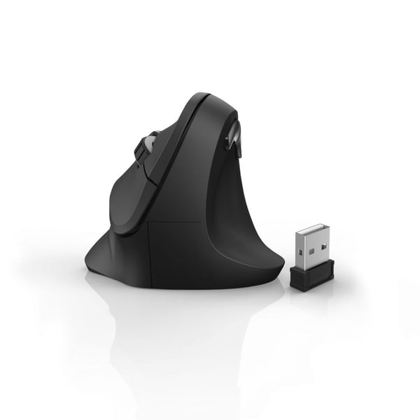 Hama Vertical Ergonomic Wireless Mouse 11.5cm Black Hama Vertical Ergonomic Wireless Mouse 11.5cm Black