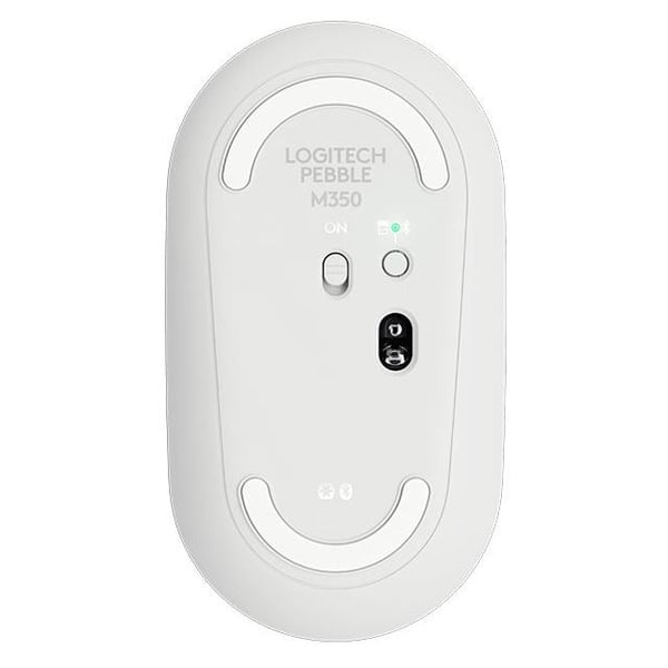 Logitech Pebble M350 Wireless Bluetooth Mouse Off-White Logitech Pebble M350 Wireless Bluetooth Mouse Off-White