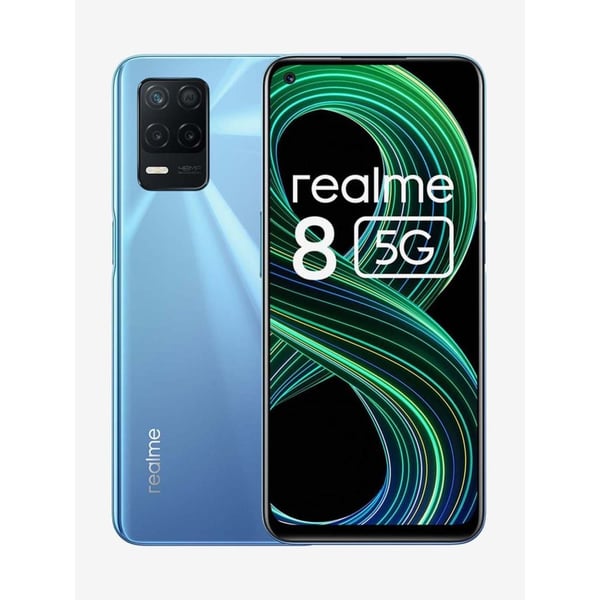 Realme 8 128GB Supersonic Blue 5G Dual Sim Smartphone Realme 8 128GB Supersonic Blue 5G Dual Sim Smartphone