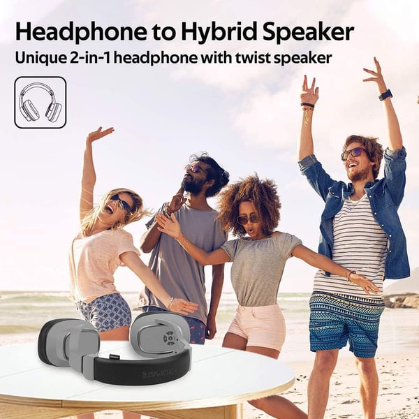 Promate CORVIN Wireless On-Ear Headphone Grey Promate CORVIN Wireless On-Ear Headphone Grey